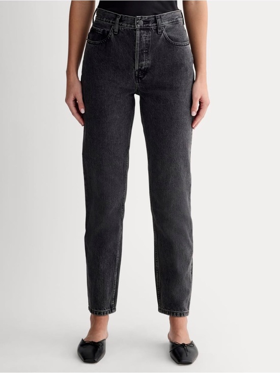 Everlane Denim - NWOT • Everlane The '90s Cheeky Jean (Curvy) in Washed Black • Women’s 33 x 28.5